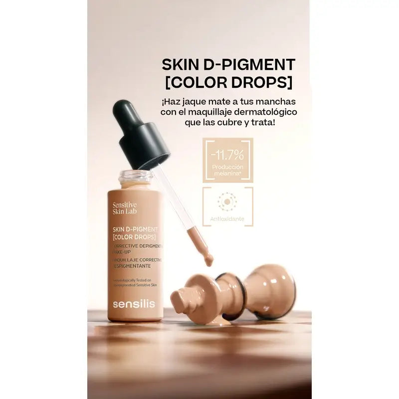 Sensilis Skin D-Pigment Beige Depigmenting Make-up Corrector, 30 ml
