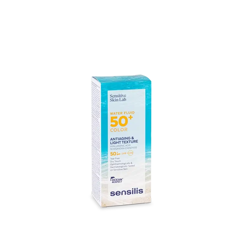 Sensilis Water Fluid SPF 50+ Anti-Ageing Fluid with Colour, 40 ml
