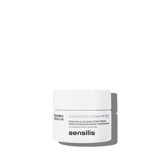 Sensilis Supreme Day Cream Spf15+ Detox Renewing & Anti-Aging , 50 ml