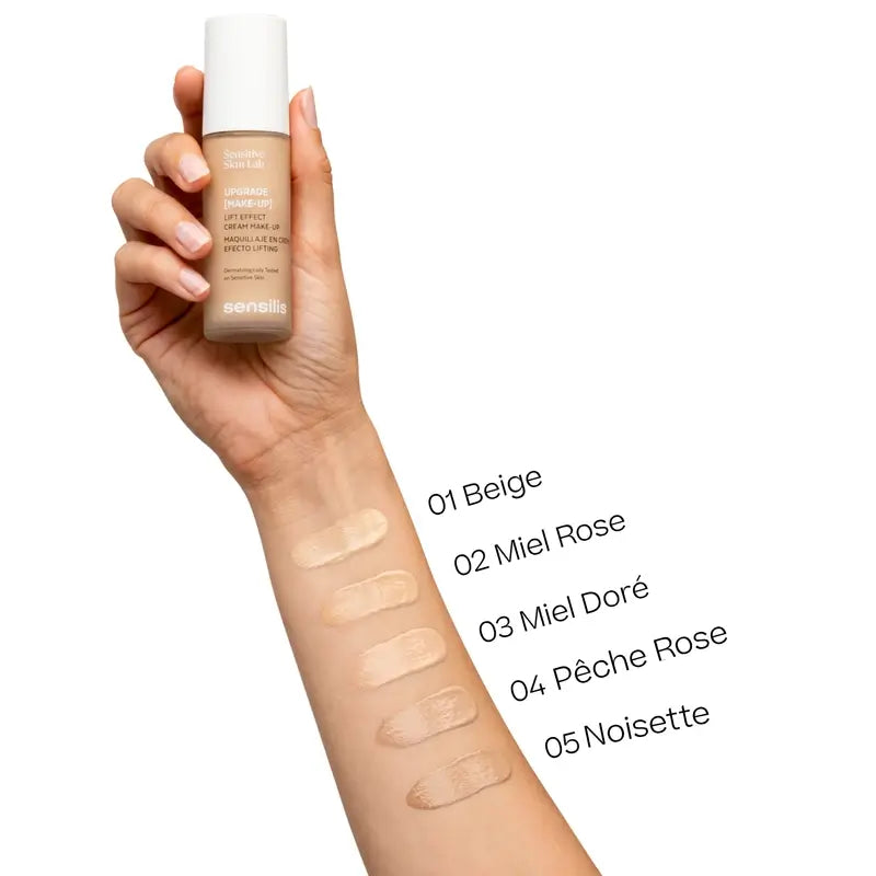 Sensilis Upgrade Make Up Lift Effect Cream Make Up 05 Noisette 30 ml