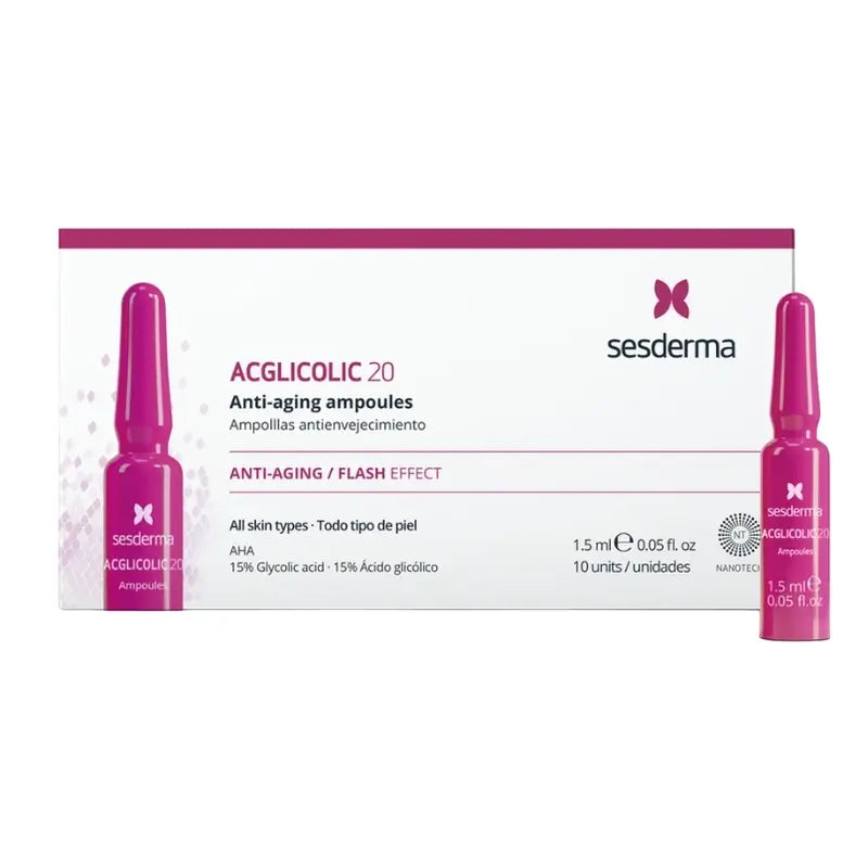 Sesderma Acglicolic Classic, 10 Ampoules x 1.5 ml