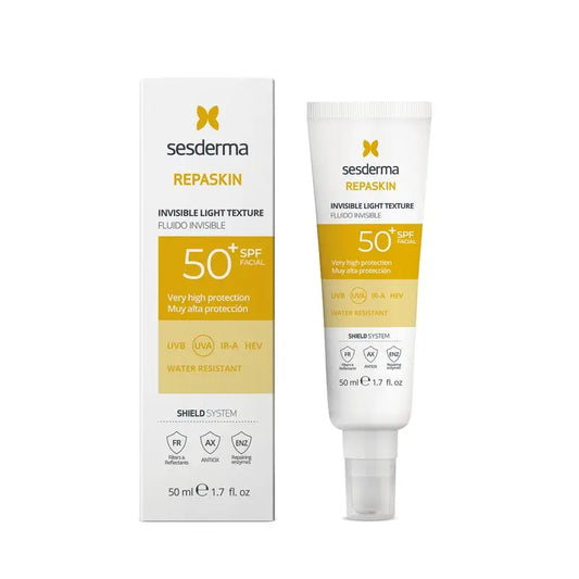 Sesderma Repaskin Fotoprotector Spf 50 Invisible Face Fluid, 50 ml