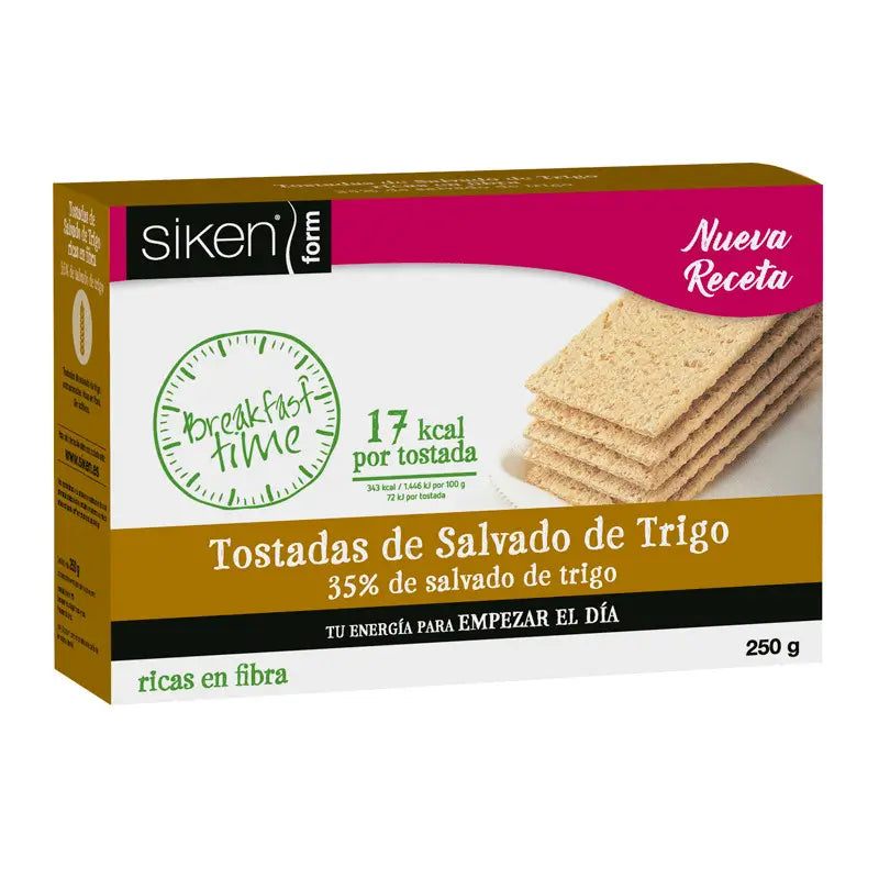 Siken Sform Bkf Toast Wheat 250 Gr