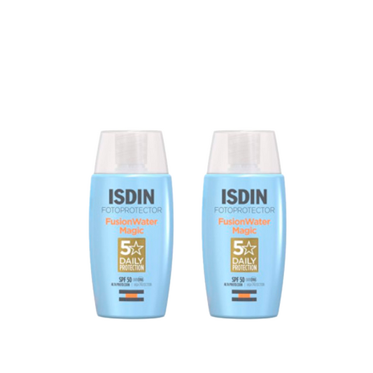 ISDIN Fusion Water Magic SPF 50+ Sunscreen 2 x 50 ml