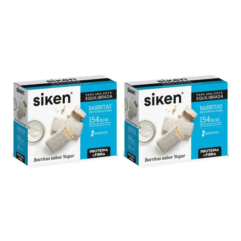 Siken Yoghurt Flavour Substitute Bars, 2X8 Units