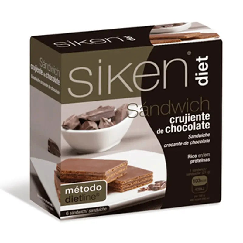 Siken Diet Sandwich Chocolate 6 units
