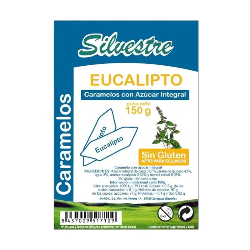 Silvestre Sugar Free Eucalyptus Candy 70Gr.