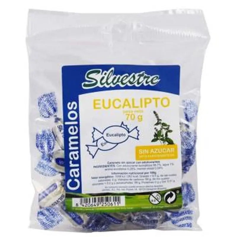 Silvestre Sugar Free Eucalyptus Candy 70Gr.