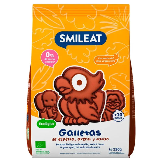 Smileat Cocoa Eco biscuit , 220 gr