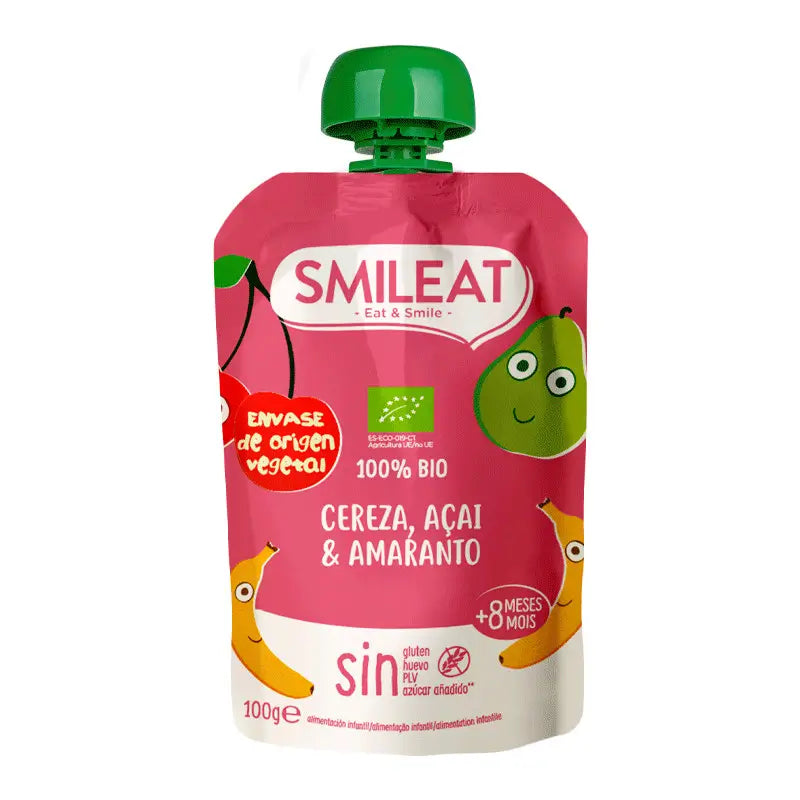 Smileat Cherry, Açaí & Amaranth Pouch, 100g