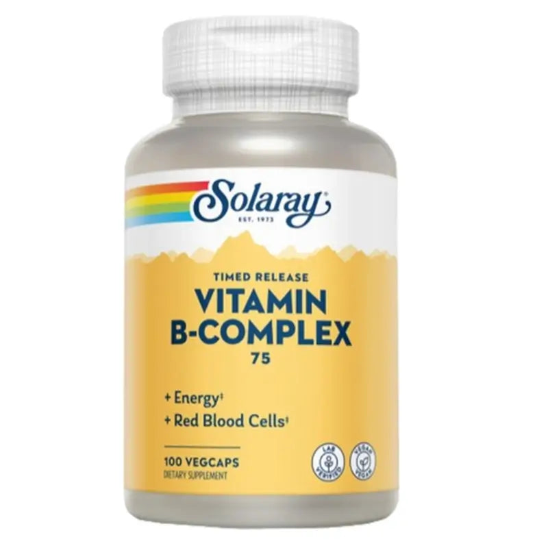 Solaray B Complex 75 A/R , 100 capsules