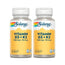 Solaray Vitamin D3 & K2 (Mk7) Pack 2 x 120 Capsules