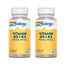 Solaray Vitamin D3 & K2 Pack 2 x 60 Capsules