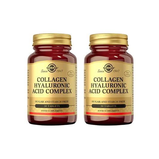 Solgar Hyaluronic Acid Complex With Collagen, 2X30 Tablets