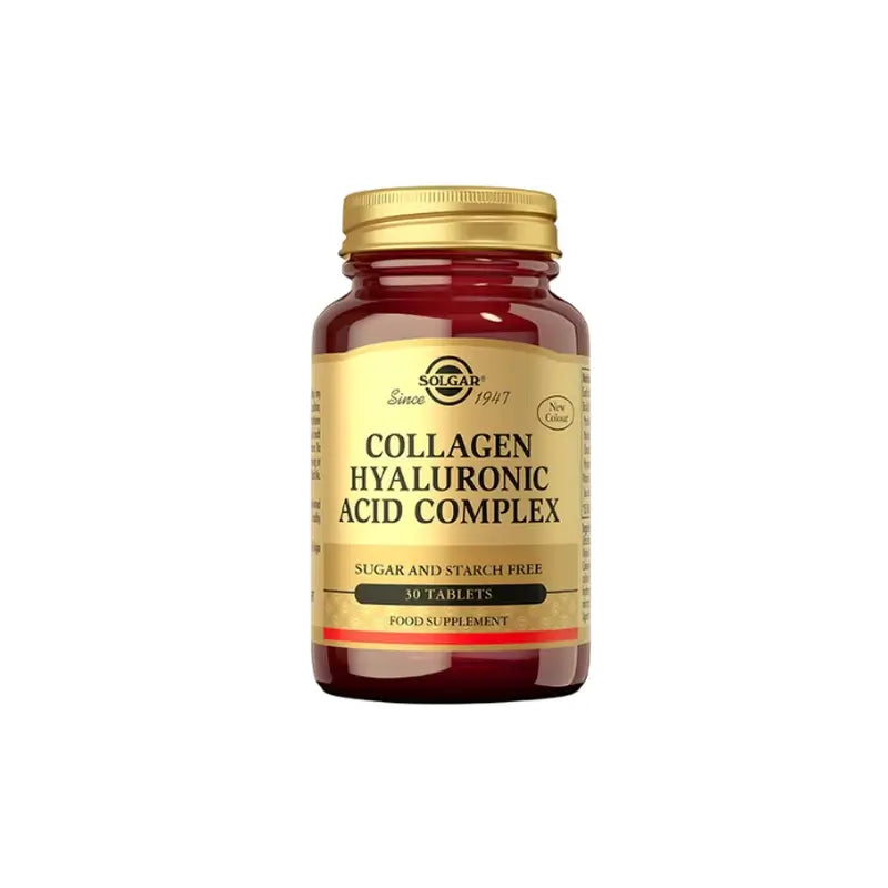 Solgar Hyaluronic Acid Complex With Collagen, 2X30 Tablets