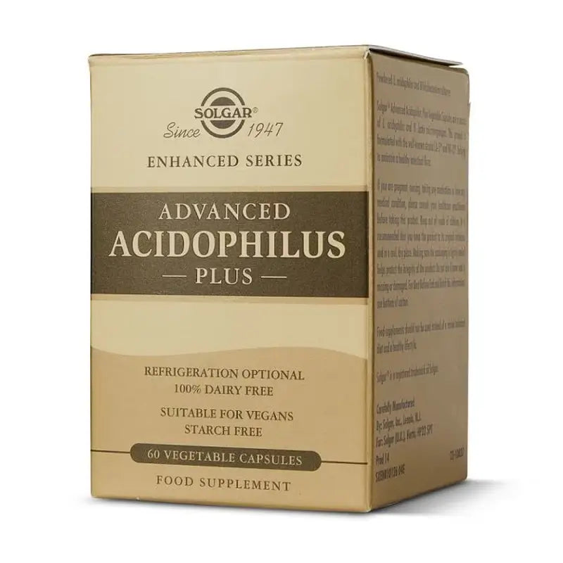 Solgar Acidophilus Plus Advanced, 60 Capsules