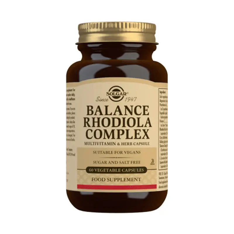Solgar Balance Rhodiola Complex 100 vegetarian capsules