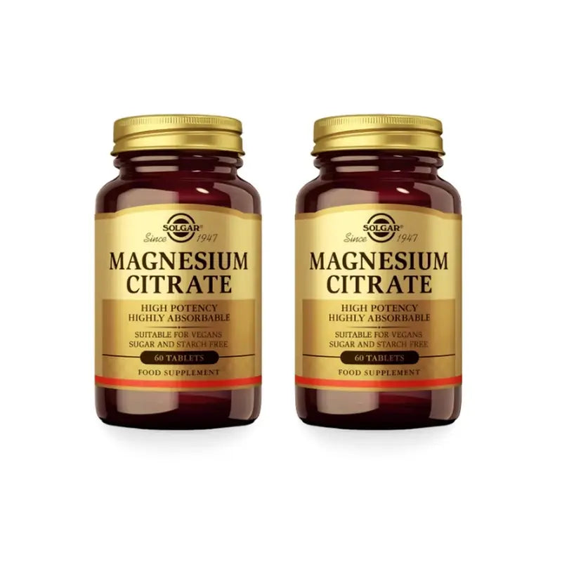 Solgar Magnesium Citrate, 2x120 Tablets