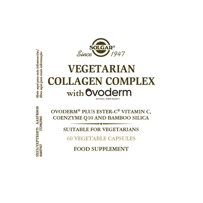 Solgar Vegetarian Collagen Ovoderm, 60 Veggie Capsules