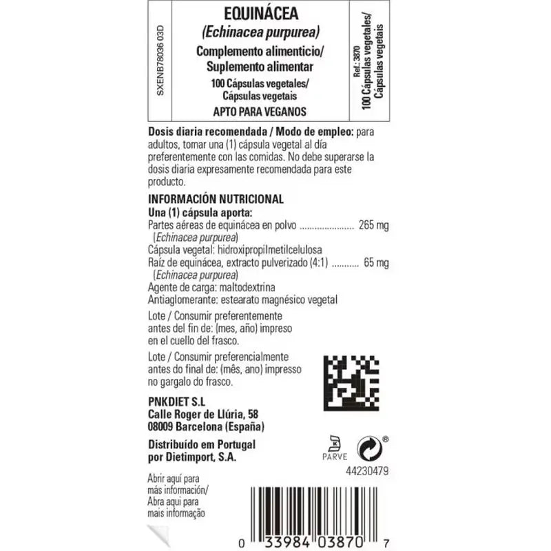 Solgar Echinacea, 100 Capsules