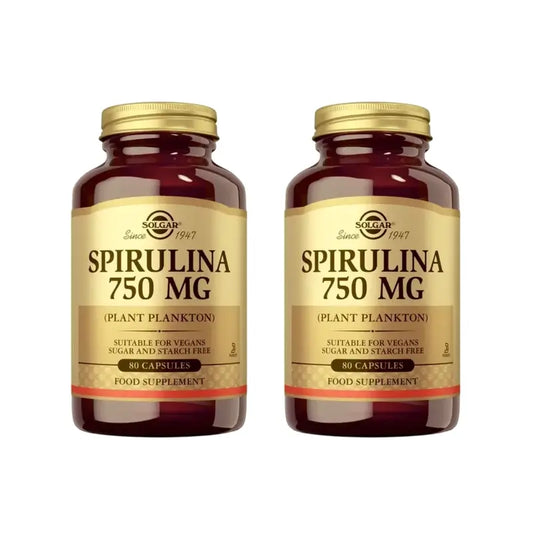 Solgar Spirulina 750Mg, 2X80 Capsules