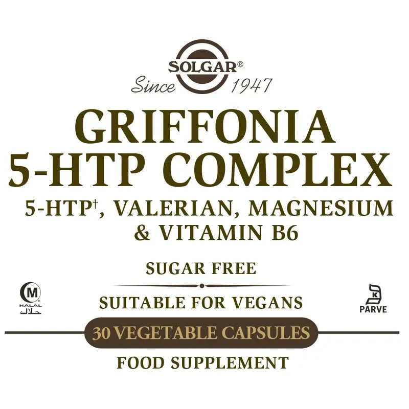 Solgar Griffonia 5 HTP Complex, 30 capsules