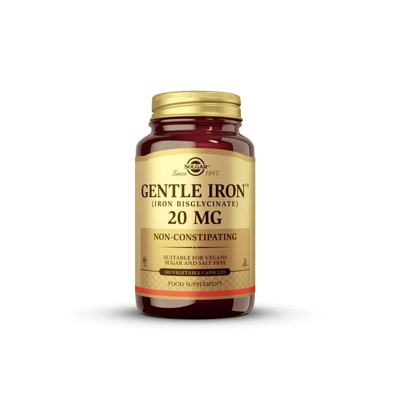 Solgar Iron Gentle 20mg, 180 Capsules