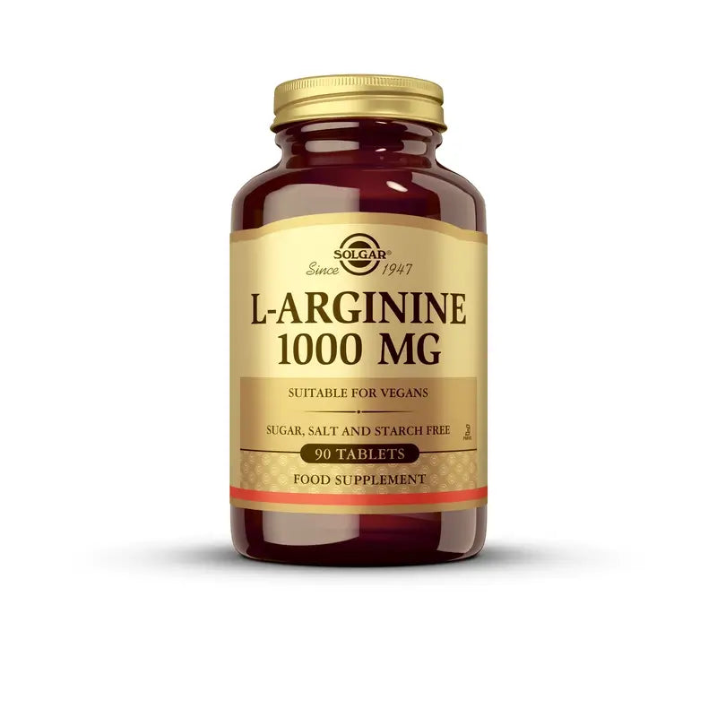 Solgar L-arginine 1000mg, 90 Tablets