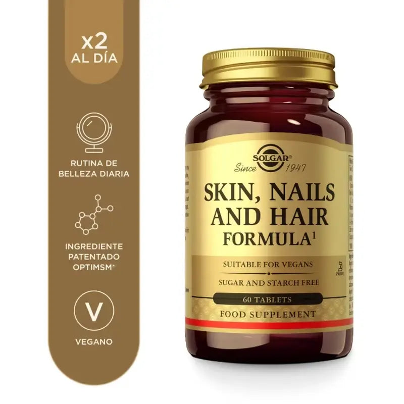 Solgar Hair Skin & Nails, 60 tablets
