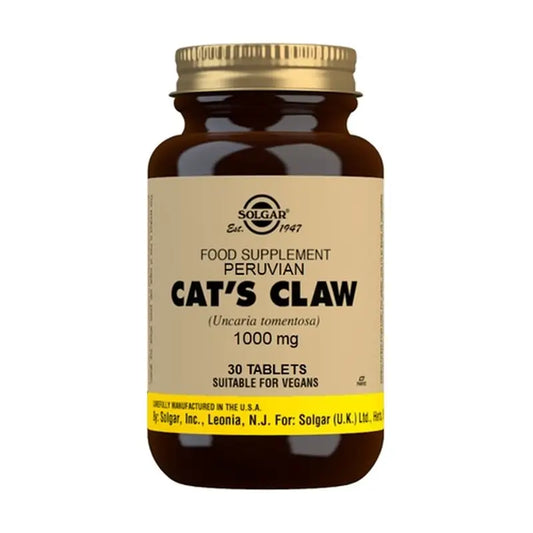 Solgar Cat's Claw 1000 mg.  30 tablets