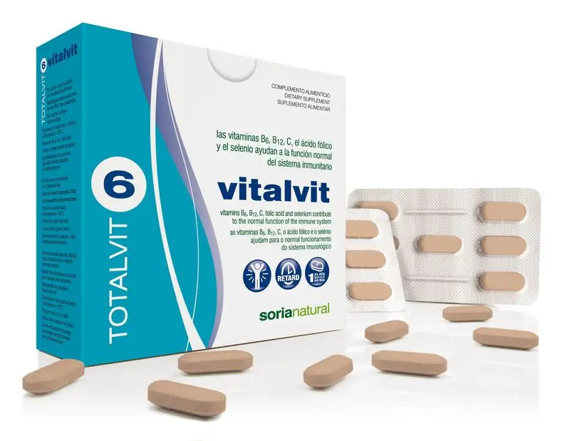 Soria Natural Totalvit 6 Vitavit 910 Mg, 28 Tablets