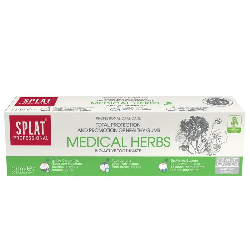 Splat Medical Herbs Toothpaste Professional , 100 ml