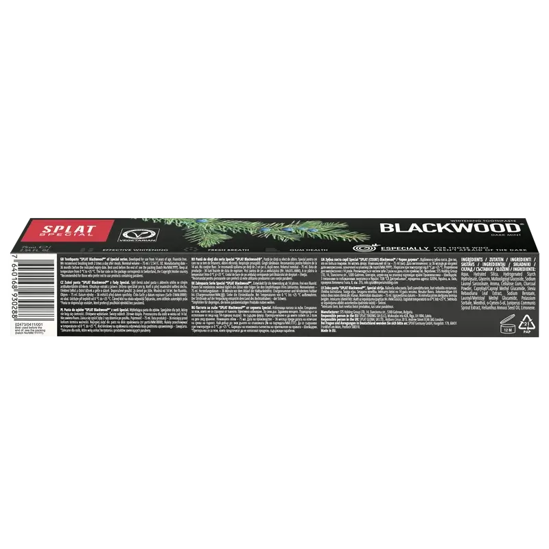 Splat Special Blackwood Toothpaste , 75 ml