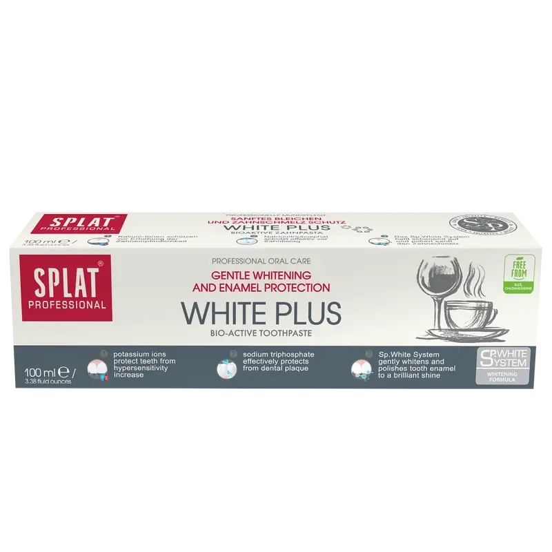 Splat White Plus Professional Toothpaste, 100 ml