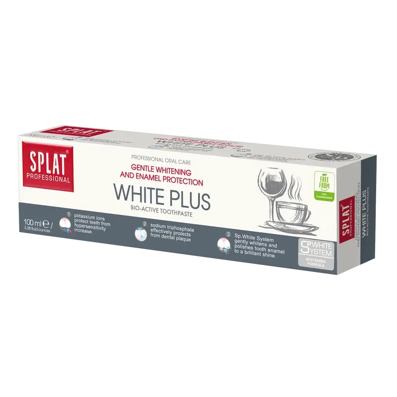 Splat White Plus Professional Toothpaste, 100 ml