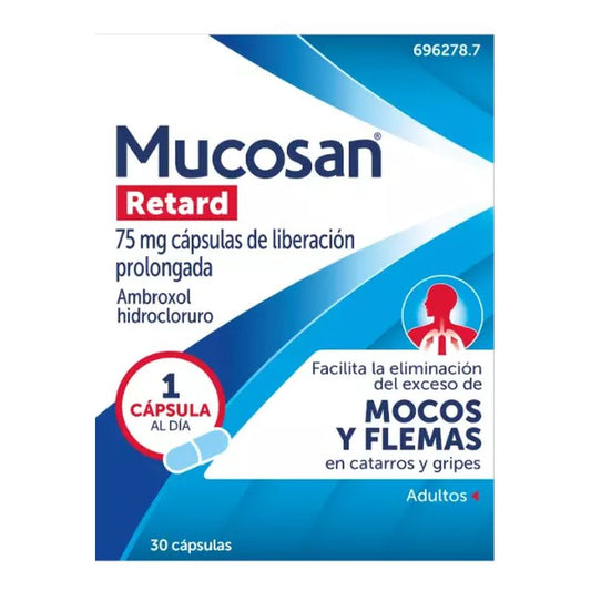 Mucosan Retard 75 mg 30 capsules Prolonged Release