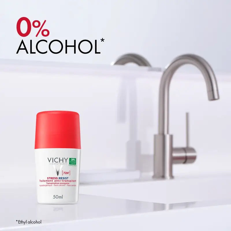 Vichy Stress Resist Deodorant Intensive Anti-Transpirant Treatment 72H Roll-On 50 ml