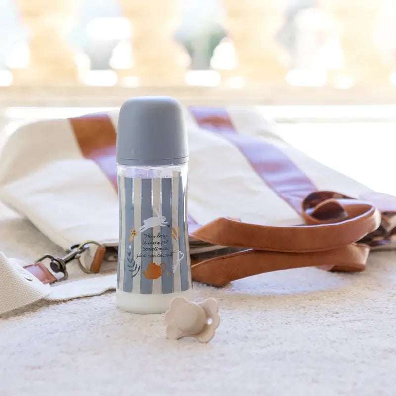 Suavinex Baby Bottle 360 Ml, Dense Flow (L), +6 Months, Wonderland Blue