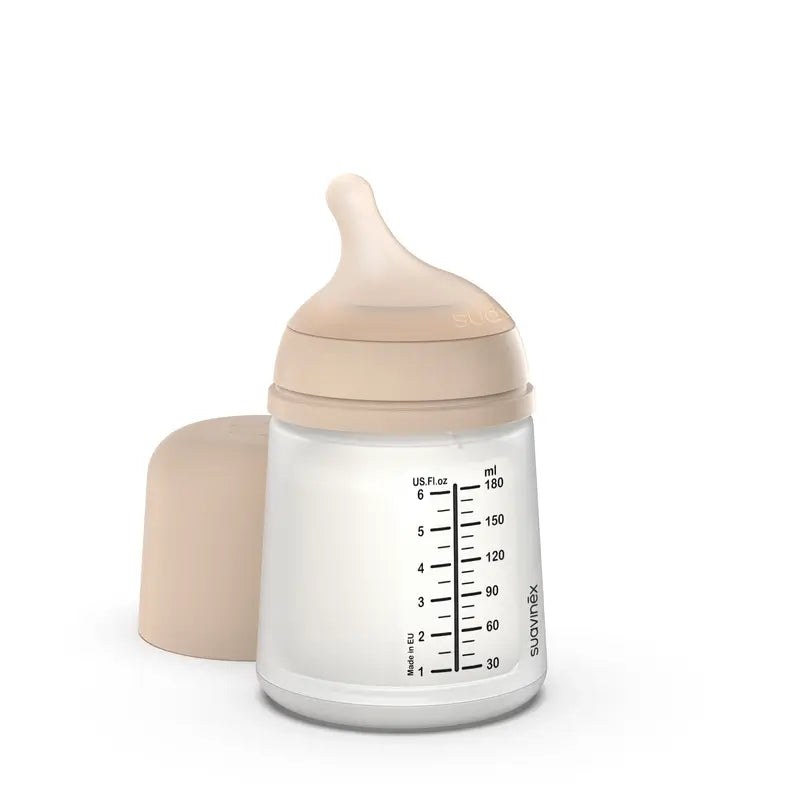 Suavinex Anti-colic Bottle Zero Zero 180 Ml, Adaptable Flow (A), +0 Months, Light
