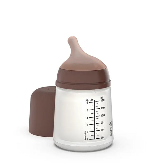 Suavinex Anti-colic Bottle Zero Zero 180 Ml, Slow Flow (S), +0 Months, Deep