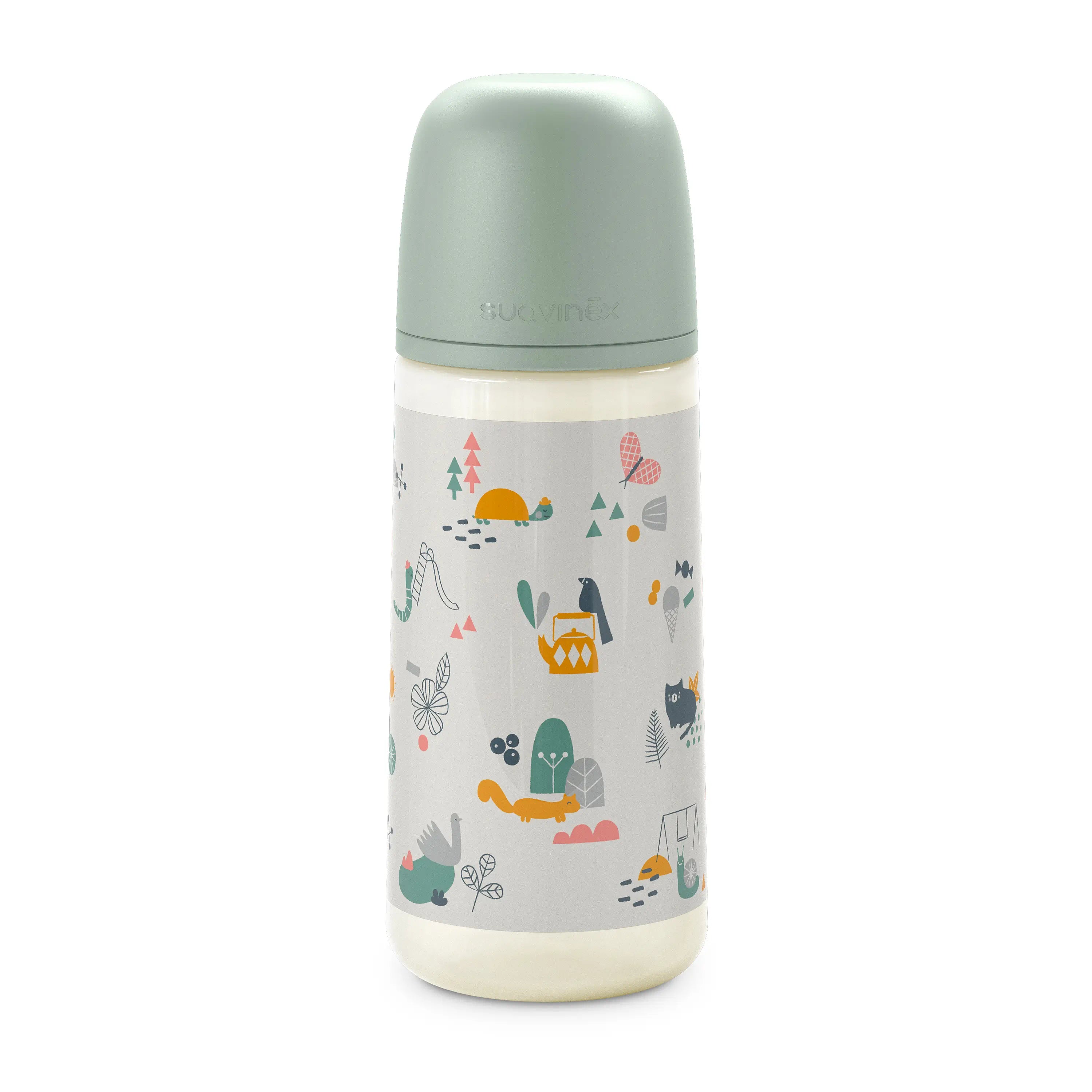 Suavinex Biberón De 360 Ml, Babies +6 Months. Green, 1 units