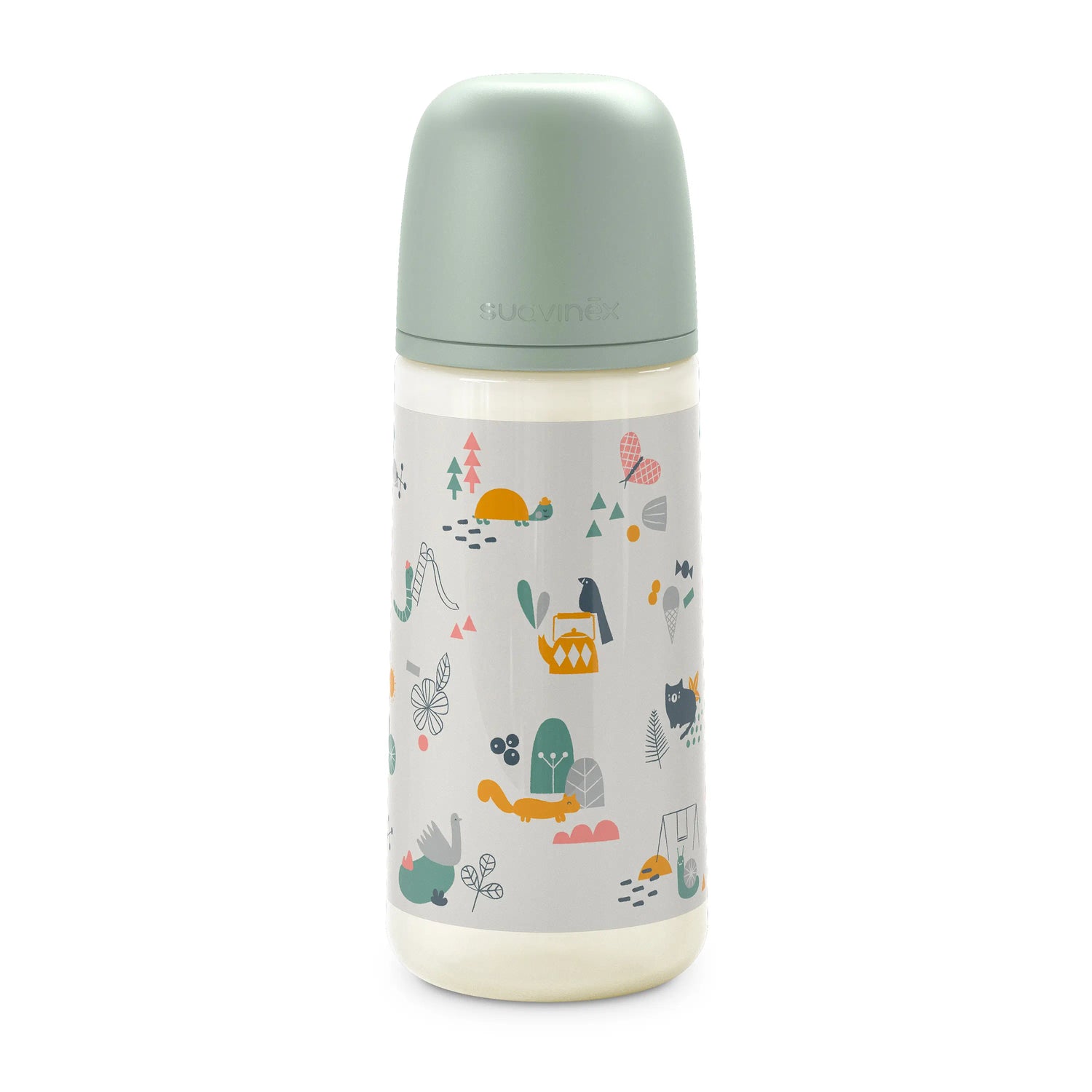 Suavinex Biberón De 360 Ml, Babies +6 Months. Green, 1 units