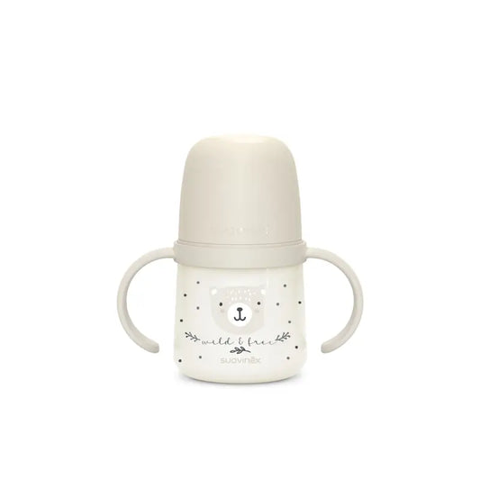 Suavinex Night Bottle Night & Day +6 Months Wild&Free Grey, 150 ml