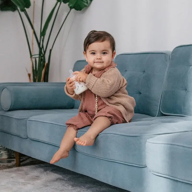 Suavinex Feeding Bottle Teat Sx Pro Slow Flow (S) +0 Months Birdies Pink, 150 ml