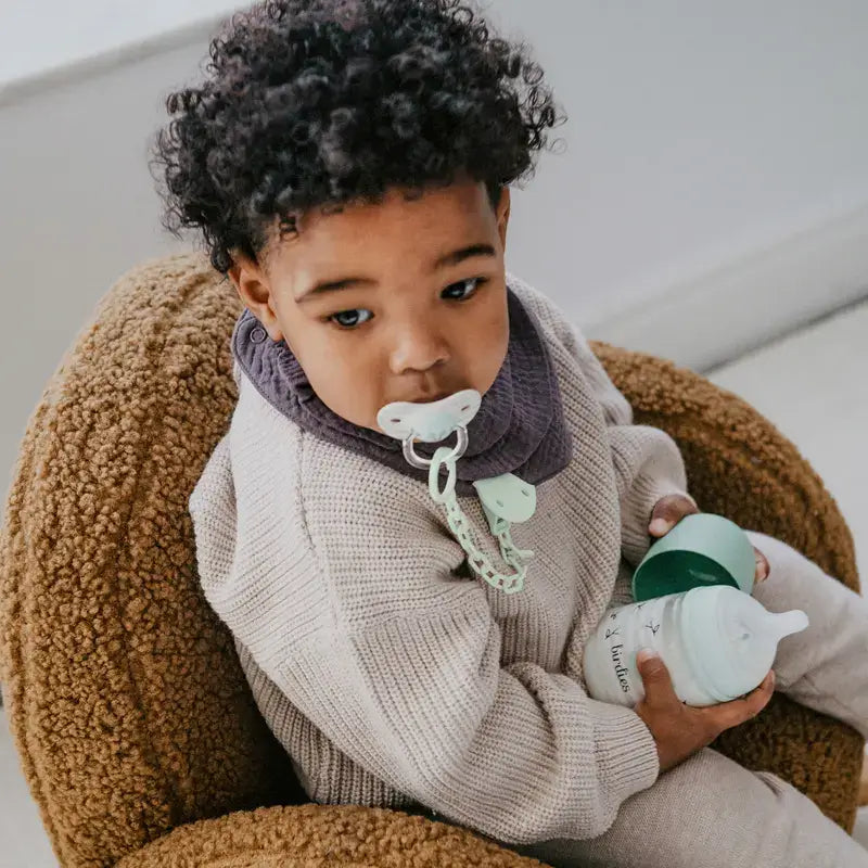 Suavinex Feeding Bottle Teat Sx Pro Slow Flow (S) +0 Months Birdies Green, 150 ml