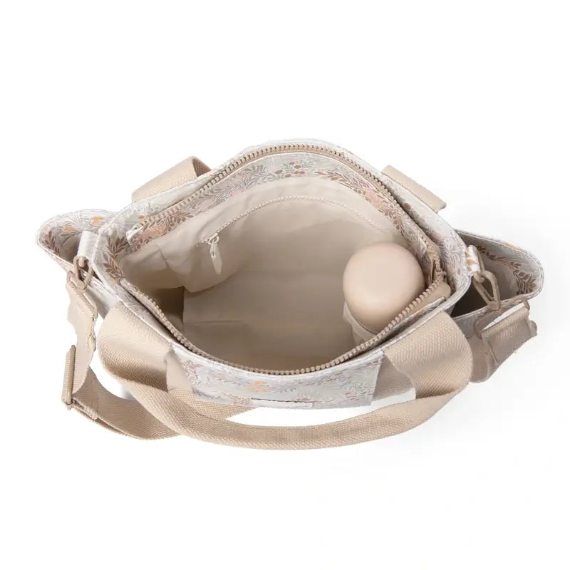 Suavinex Baby Trolley Bag Bread Bag Poetry Print Beige