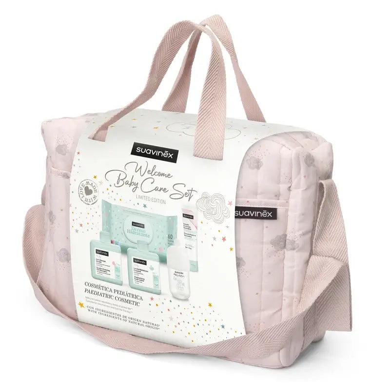 Suavinex Baby Carriage Bag With Cosmetics. Pink