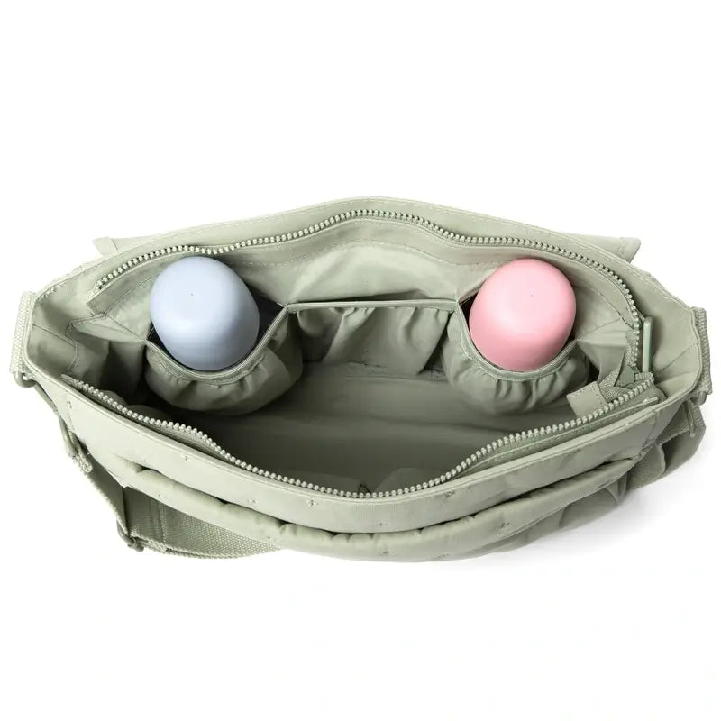 Suavinex Maternity Handbag Poetry Green Shoulder Bag