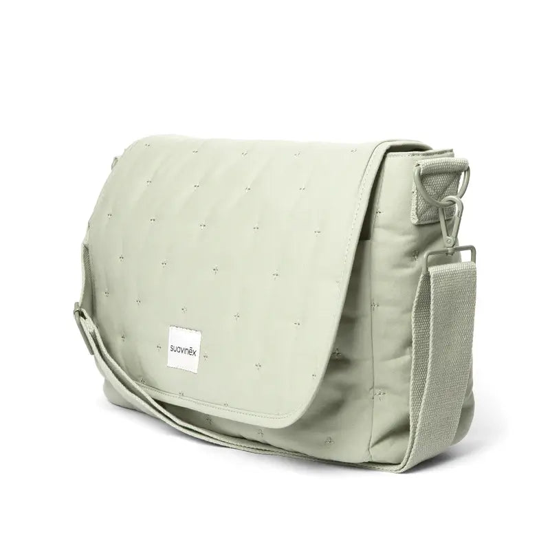 Suavinex Maternity Handbag Poetry Green Shoulder Bag
