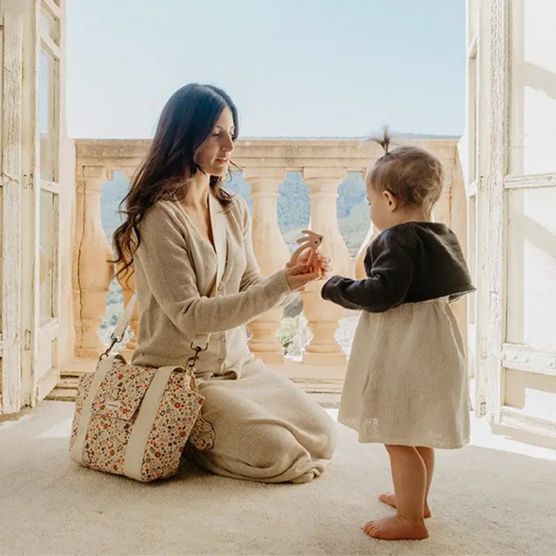 Suavinex Organiser Bag, Flowers